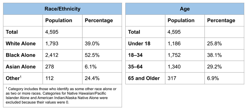 CG Demographics Table 1